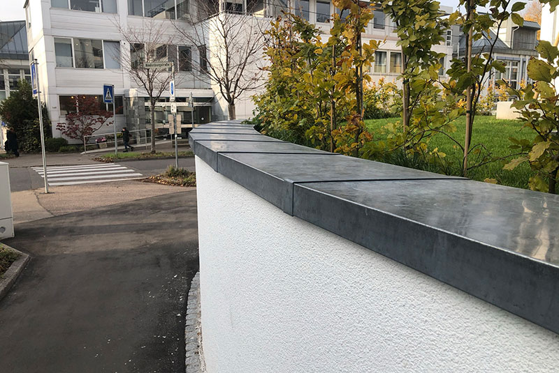 Mauerabdeckungen aus Metall