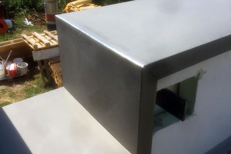 Mauerabdeckungen aus Metall