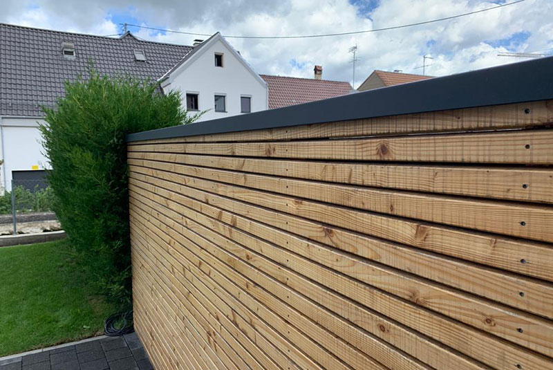 Mauerabdeckungen aus Metall